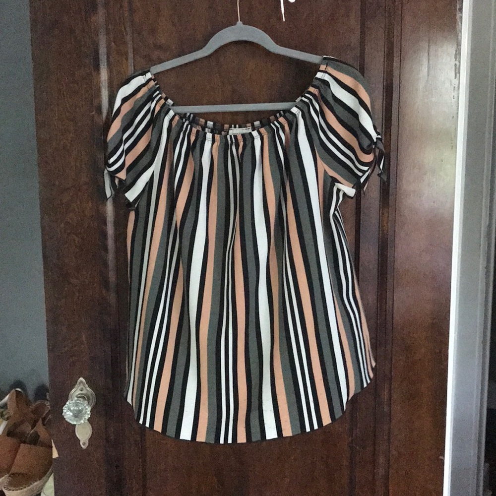 Off the shoulder top.
